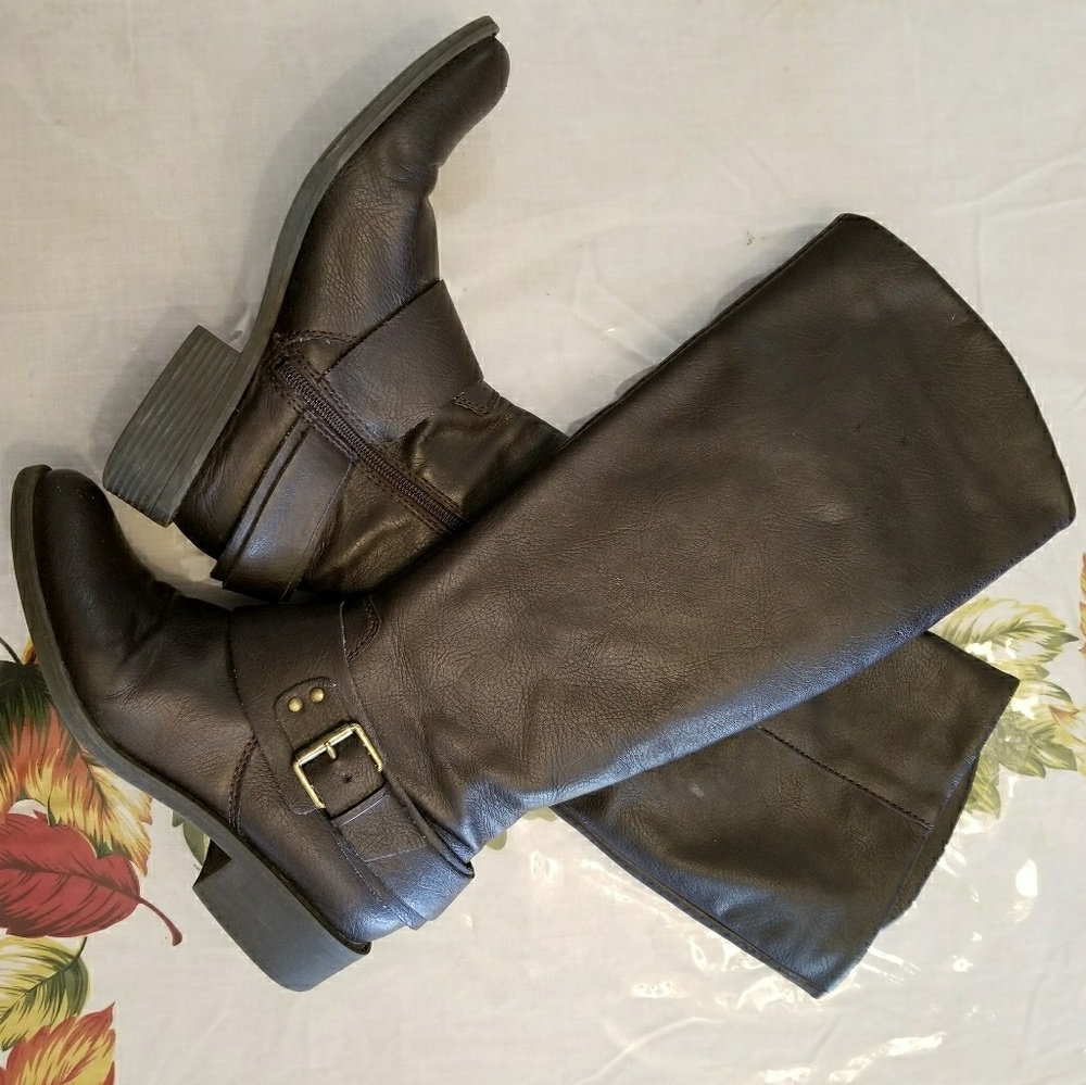 Jessica Simpson Brown Leather Boots